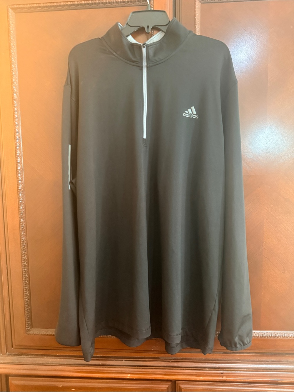 Adidas Black Long-Sleeve Half-Zip
Golf Performance Jacket NWOT never 
Worn sz 2X